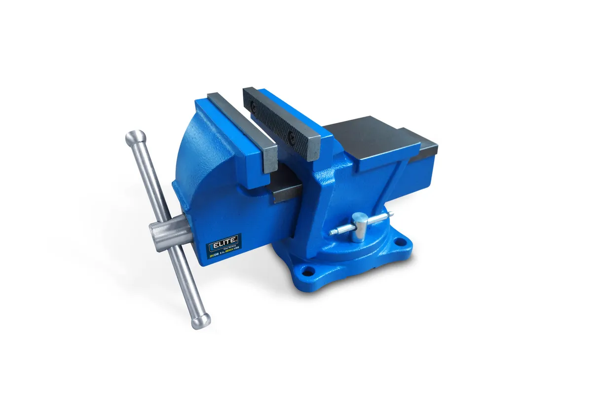 Prensa de banco profesional 8" 30.000 PSI con base giratoria ELITE